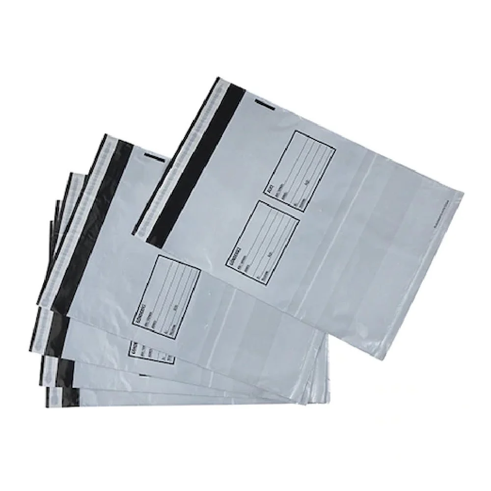 Kargo Poseti Gri Seffaf Cepli 22.5x30.5 cm 1 Adet